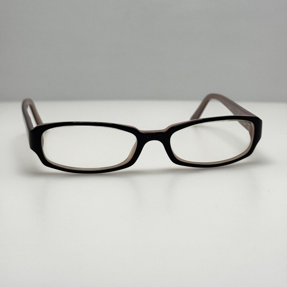 Classic Rectangular Women's Eyeglasses in Black and Brown